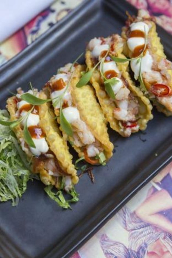Fusion food: Asian tacos at Longtime.