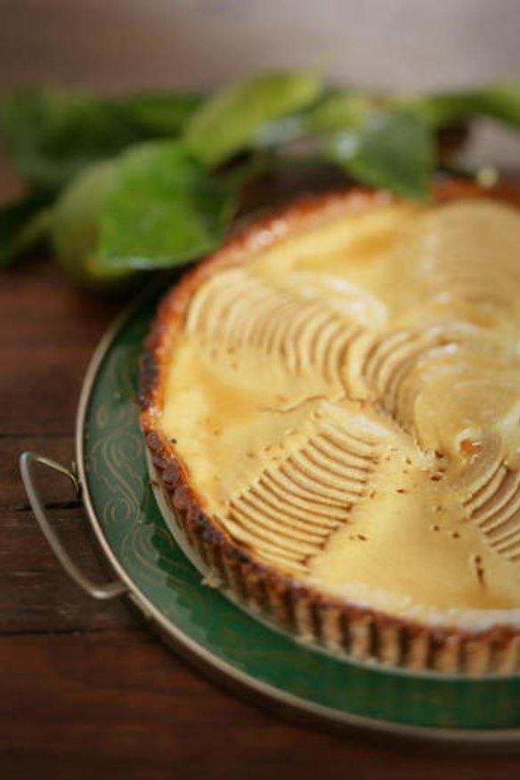 Tony Chiodo's apple-yoghurt tart.