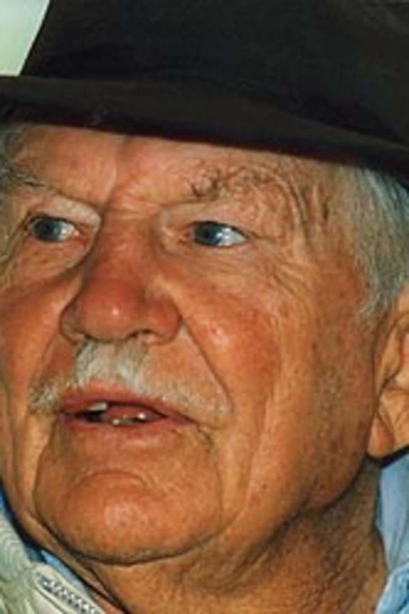 Brand founder R.M. Williams, who died in 2003.