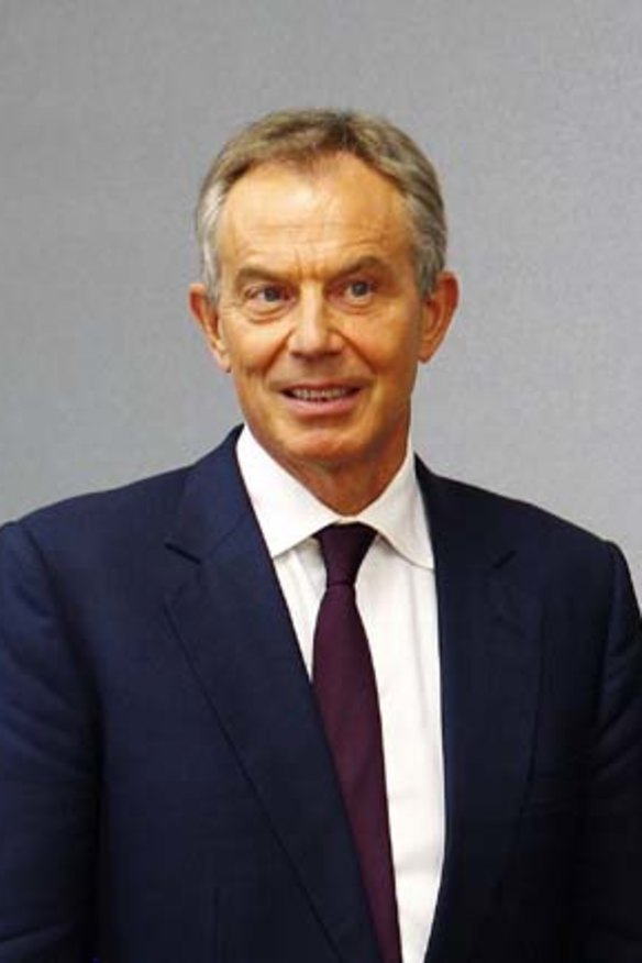 Former British Prime Minister Tony Blair.
