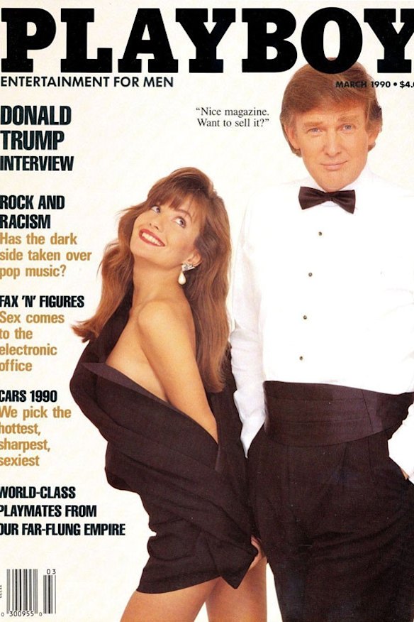 Donald Trump on the cover of <i>Playboy</i>.