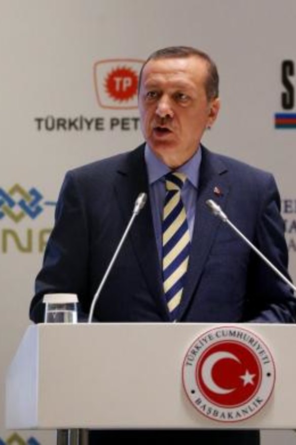 'Every state and government decision is taken by one man': Turkish Prime Minister and president-elect Recep Tayyip Erdogan.