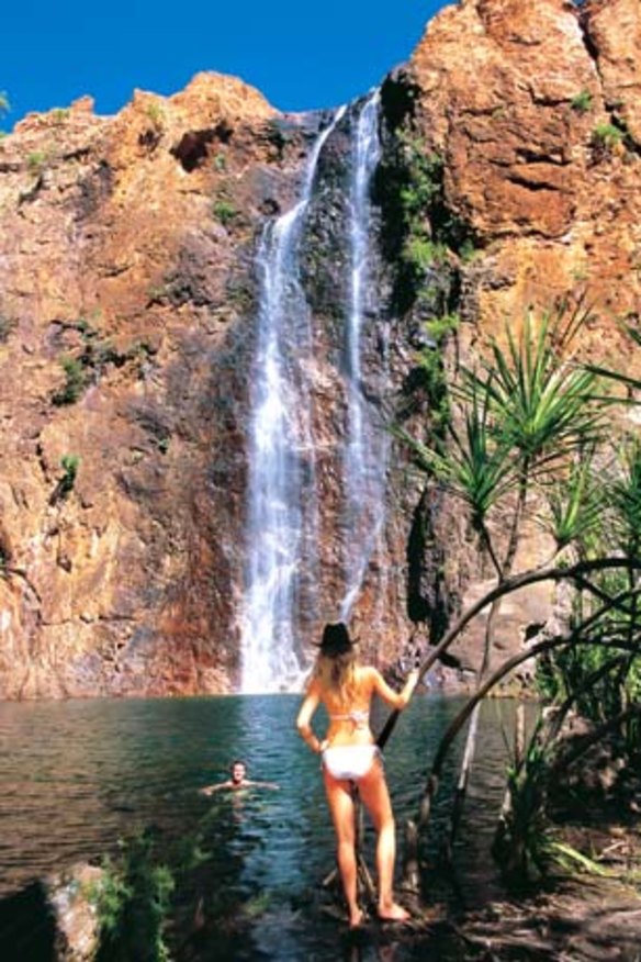 Miri Miri Falls on El Questro Station, west of Kununurra.