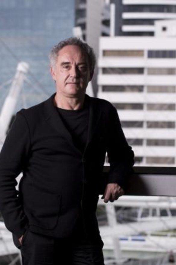 Ferran Adria in Brisbane.