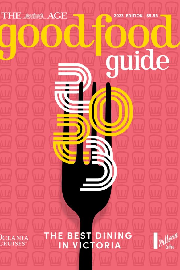 The Age Good Food Guide 2023 magazine.