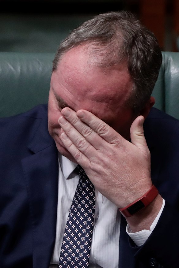 Barnaby Joyce in Question Time.