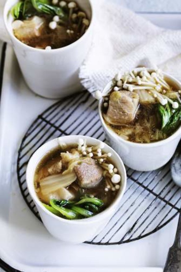 Superior pork belly soup