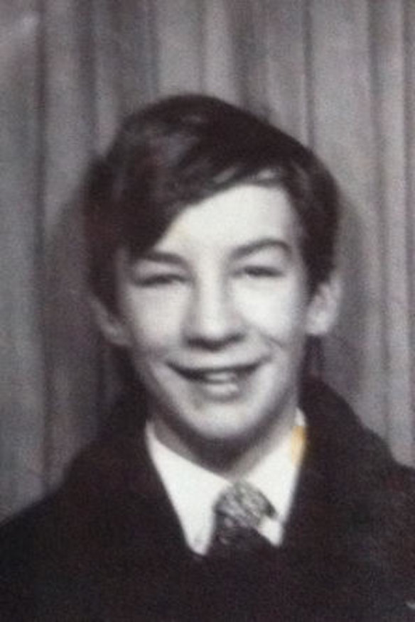 Peter Roebuck as a young boy.
