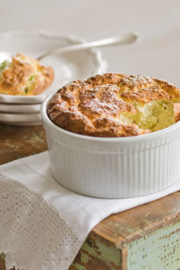 Savoury souffle: try this broccoli and ricotta recipe.