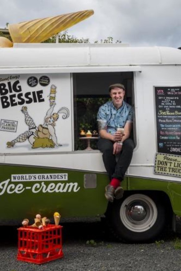 Big Bessie ice-cream truck.