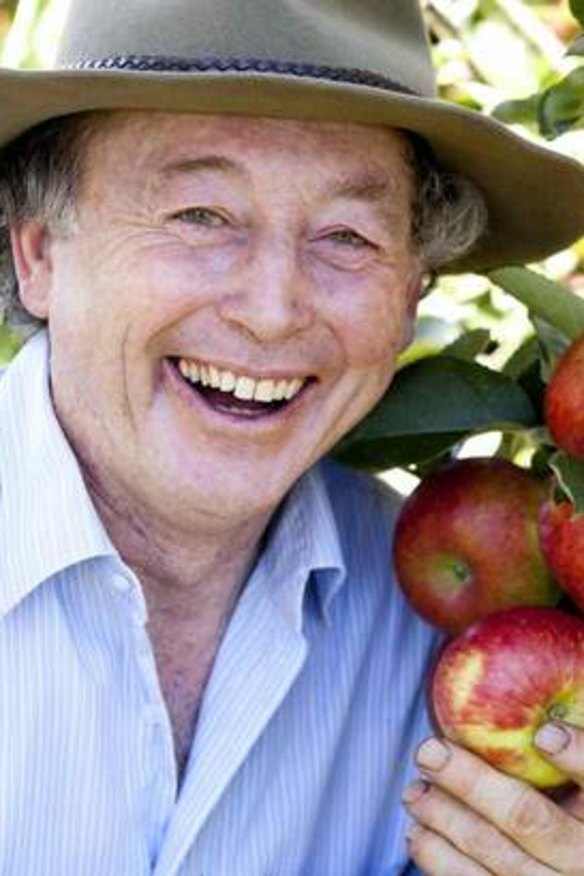 Owen Pidgeon, organic apple orchardist and Food and Wine columnist.