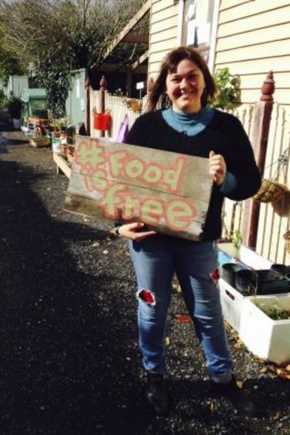 Lou Ridsdale has planted an innovative idea and set up a Food Is Free site in a laneway near her home in Redan.