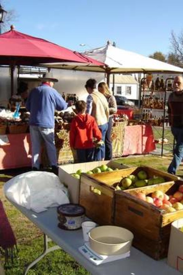 Lancefield hosts one of the district's many farmers' markets.