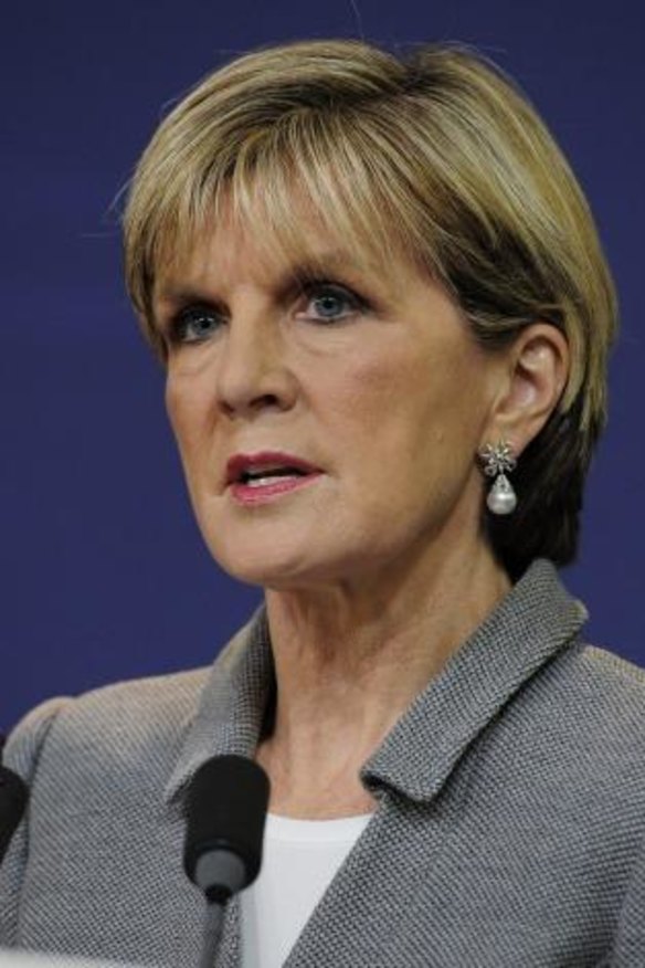 Julie Bishop.