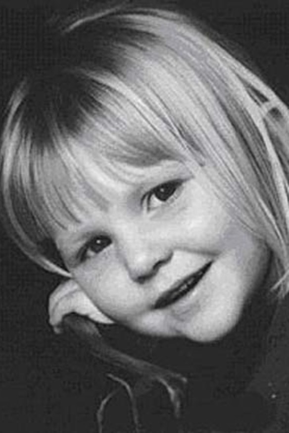 Murdered ... Darcey, 4, was thrown off a bridge by her father.