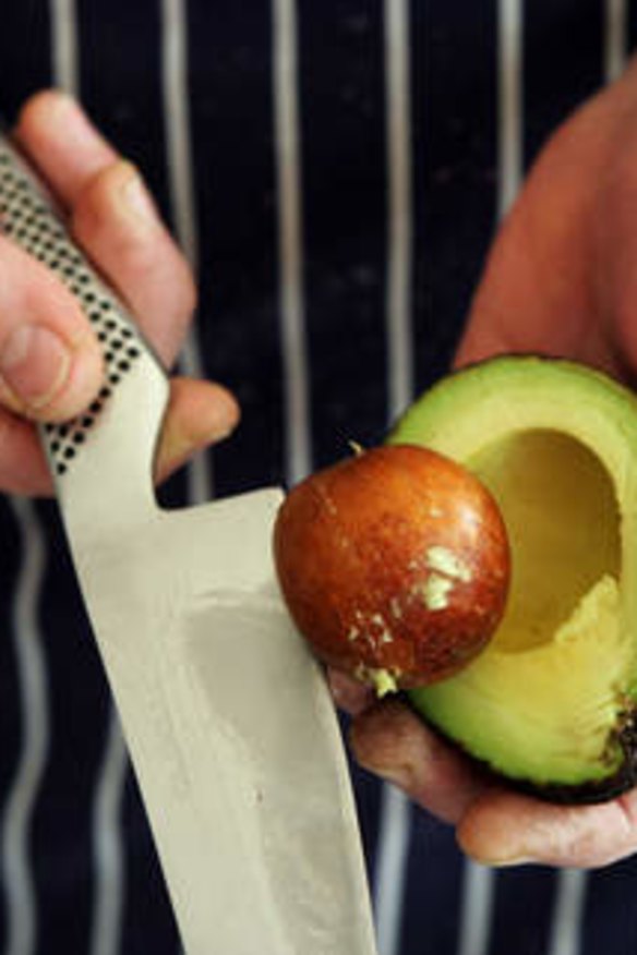 The velvety texture of avocado flesh is meant to evoke an erotic mindset.