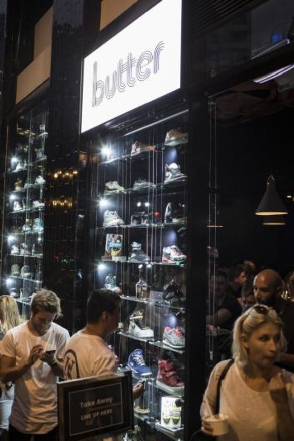 You can buy browse for sneakers at Butter, but not try them on.