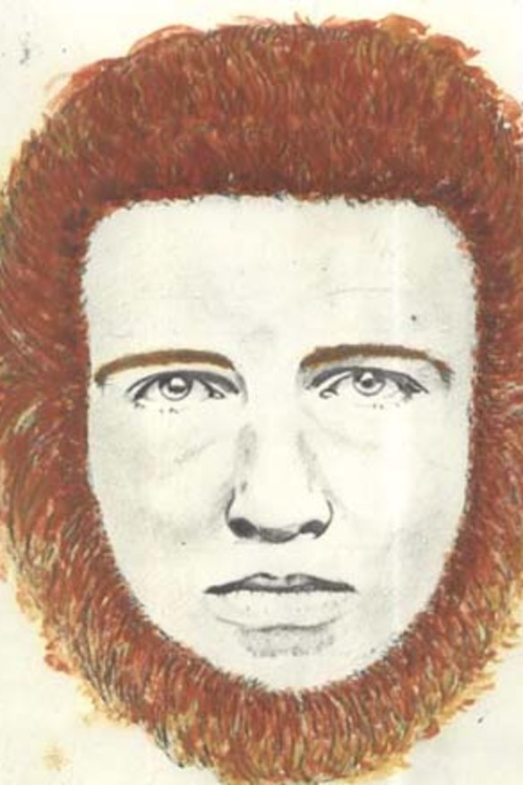 Red head ... facial composite of the suspect.