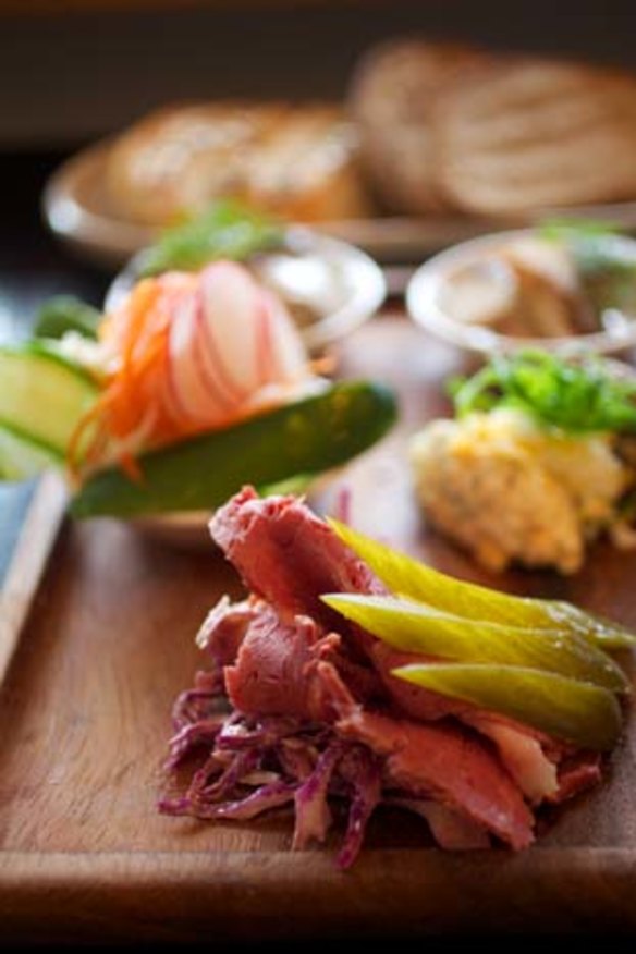 Go-to dish: Lox deli platter.