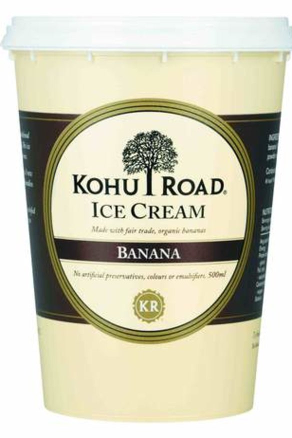 Creamy and lush ... Kohu Road's Banana ice-cream.