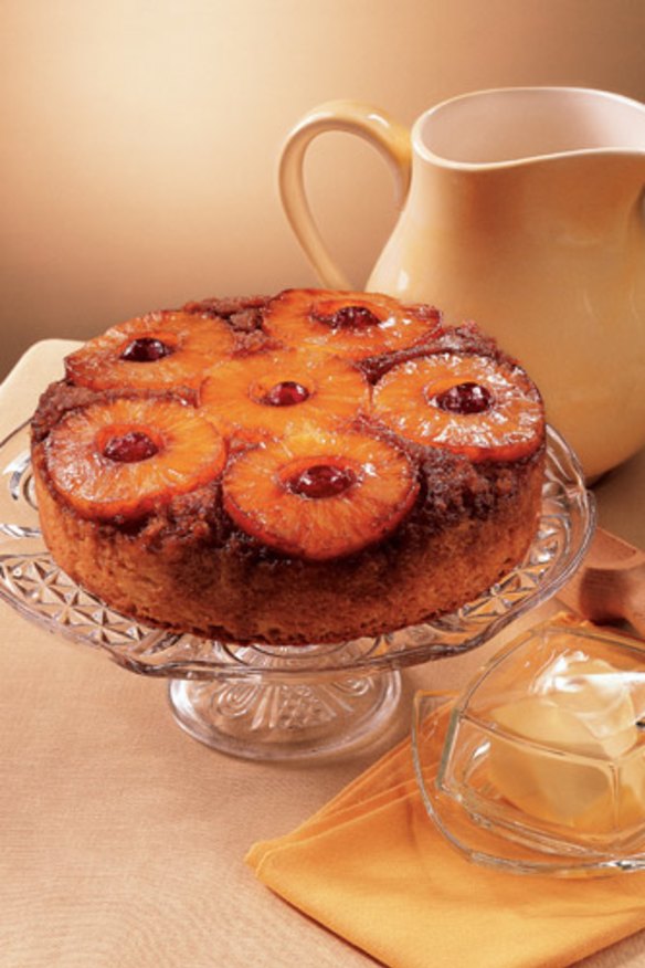 Pineapple upside-down cake.