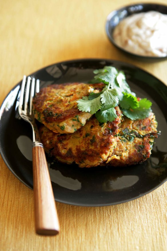 Jane and Jeremy Strode's chickpea fritter