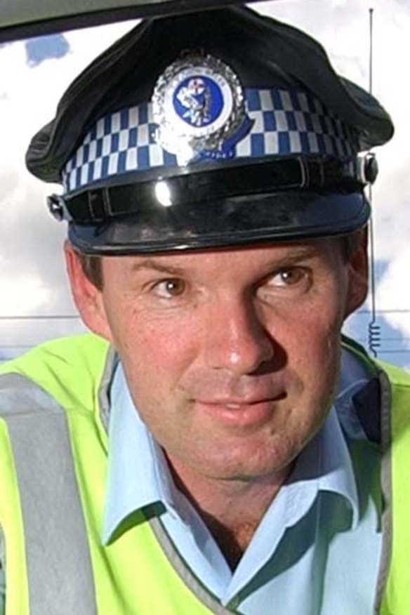Shot ... Senior Constable David Rixon.
