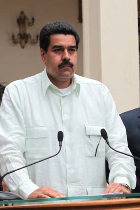 Venezuelan Vice President Nicolas Maduro