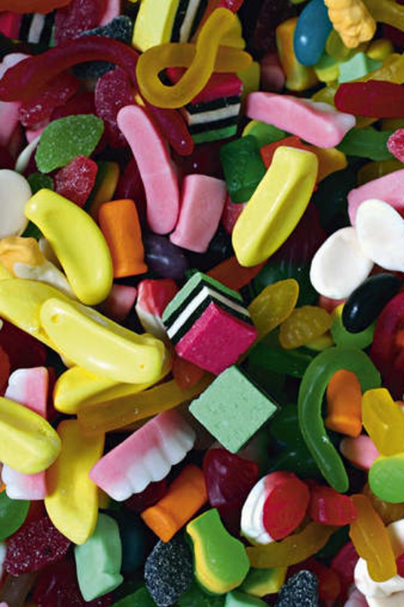 Lollies are basically pure sugar.