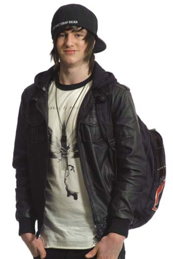 Aiming big … student Jesse.