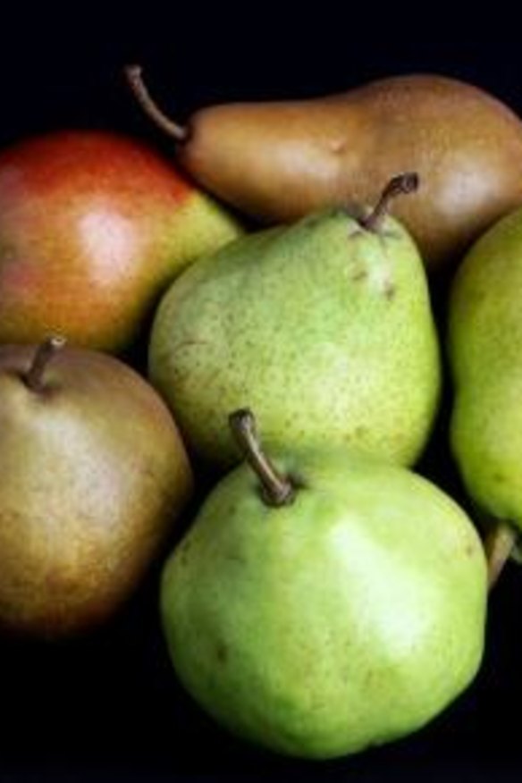 Packham, beurre bosc and Josephine are among the pear varieties on sale.