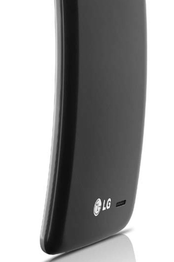 Curved: The LG G Flex.