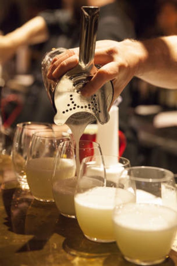 On the pisco: When it comes to a Pisco Sour, a little goes a long way.