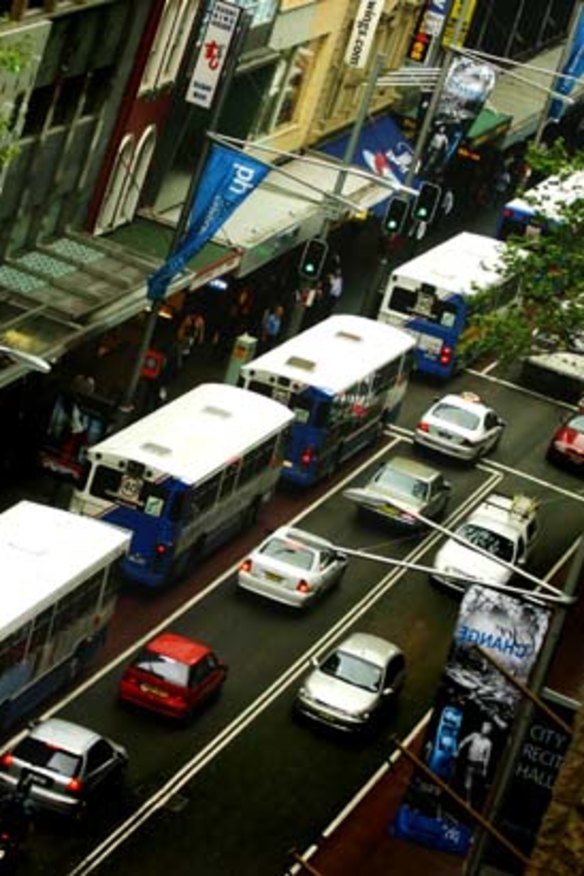 George Street: Bus routes scheduled to change as early as June.