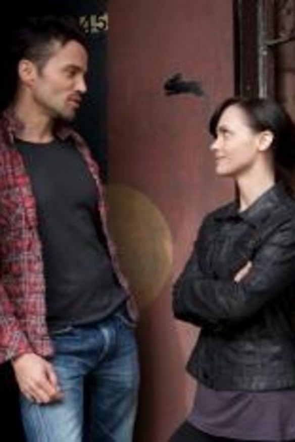 Curriculum affair: Damian Walshe-Howling and Christina Ricci as teachers.