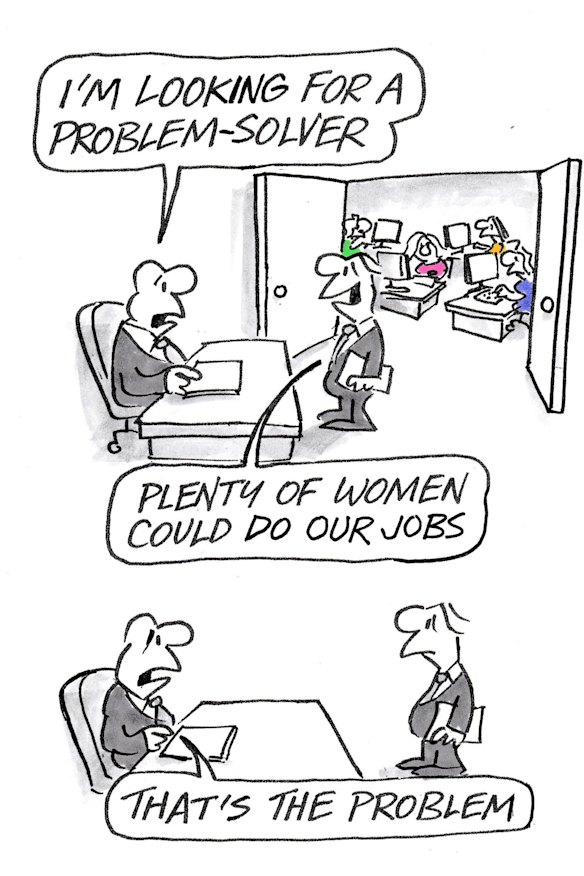 Illustration: Ron Tandberg.