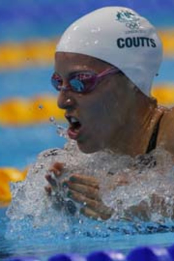 Lapping it up: Olympic golden girl is back at her day job
