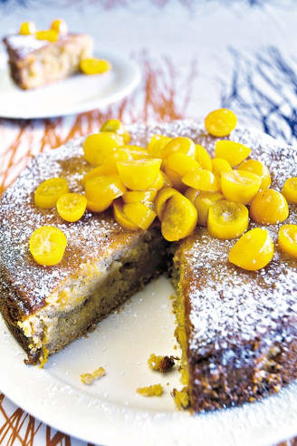 Flourless citrus hazelnut cake