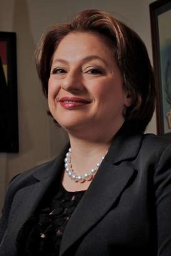 Sophie Mirabella, as Shadow Minister for Industry in her Parliament House office in 2011.