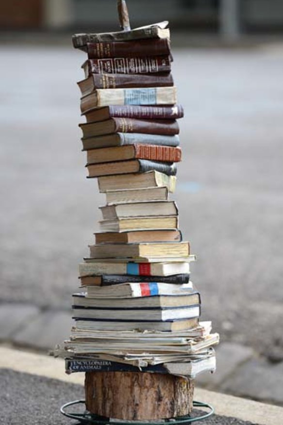 Spiked... books a plenty in Clunes.