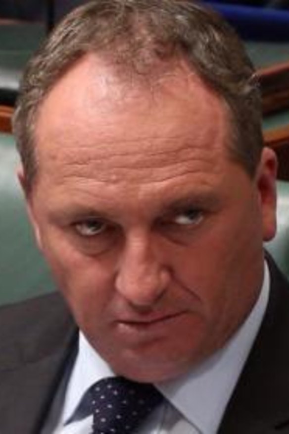 Agriculture minister Barnaby Joyce has said Canberra is out of touch with the regional sector.