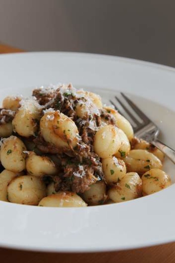 Gnocchi with pork ragu.