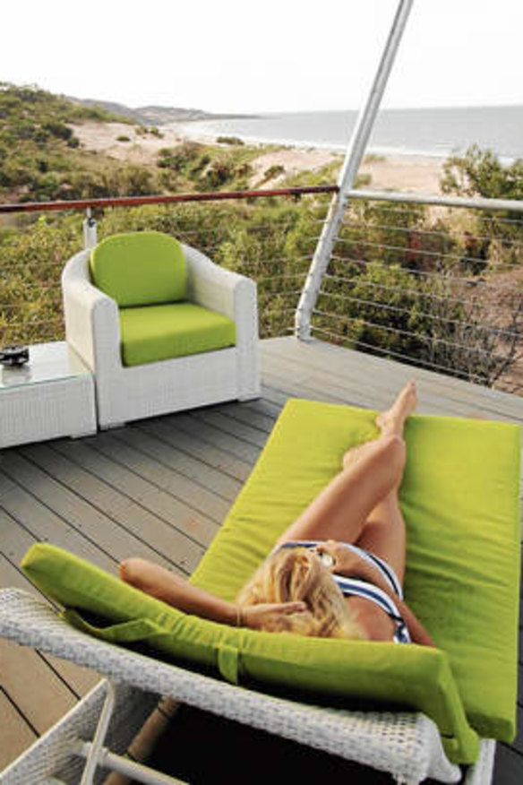 Green and serene … nice views at Berkeley River Lodge.