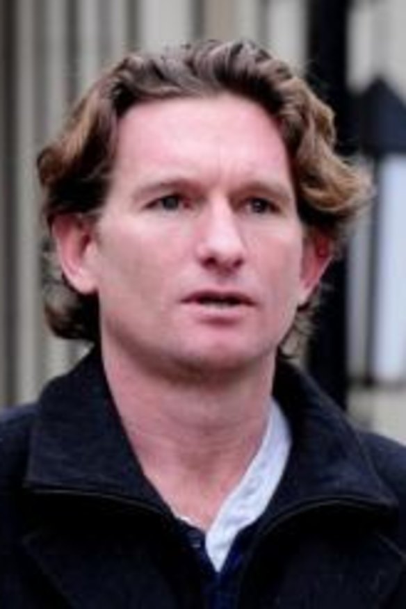 Suspended coach James Hird.