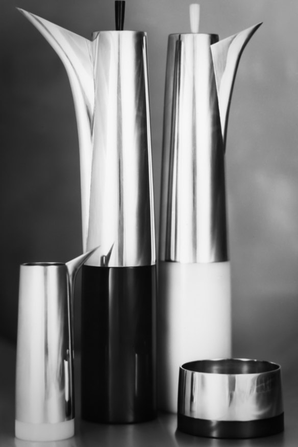 Stuart Devlin's Coffee service 1959 Royal College of Art.