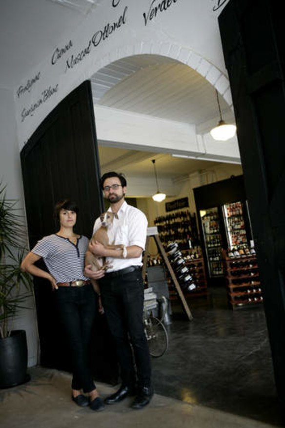 Blackhearts & Sparrows owners Jessica and Paul Ghaie at the Fitzroy store.