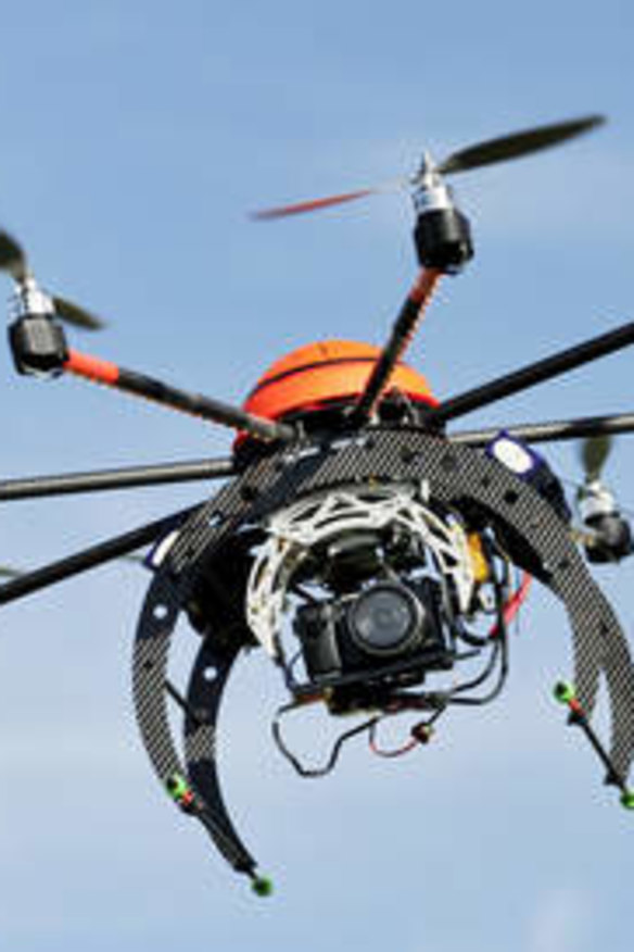 Moving to mainstream ... remote-controlled aerial devices equipped with a camera can cost as little as $350.