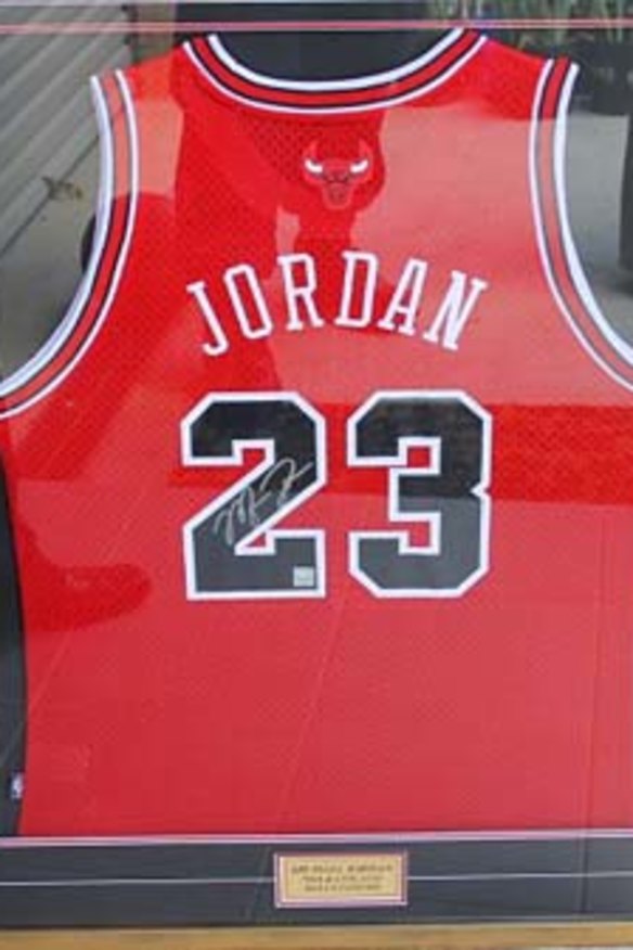 Evidence of fraud ... A Michael Jordan shirt.