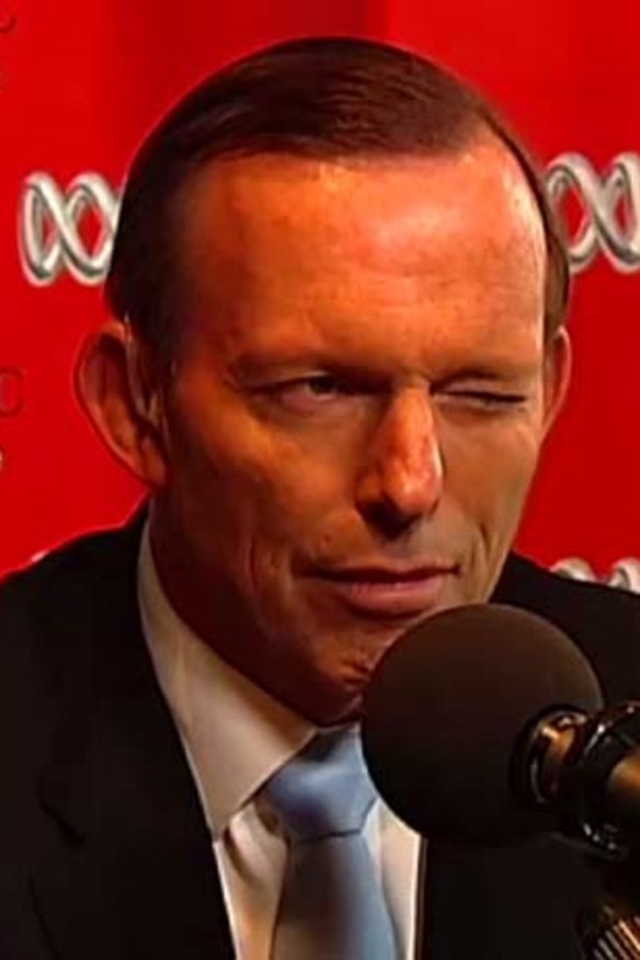 Tony Abbott.