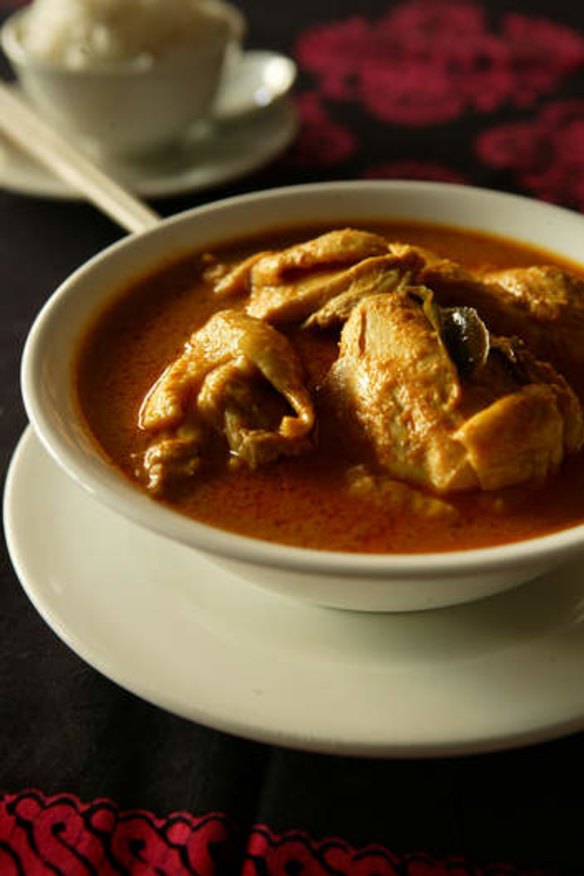 A chicken curry from Sentosa.